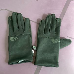 North Face Black Gloves